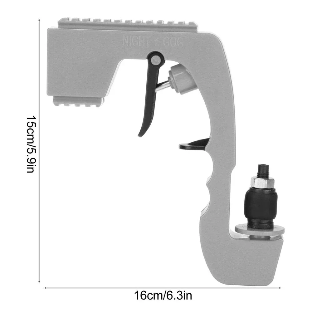 Cozylife Champagne Spray Gun Shooter Silver Metal Beer Bottle Sprayer Reusable